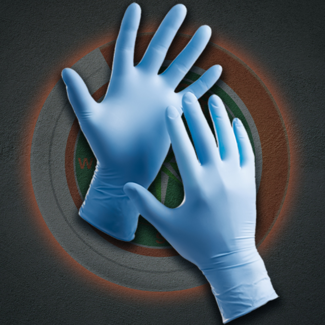 Nitrile coated gloves for oily environments