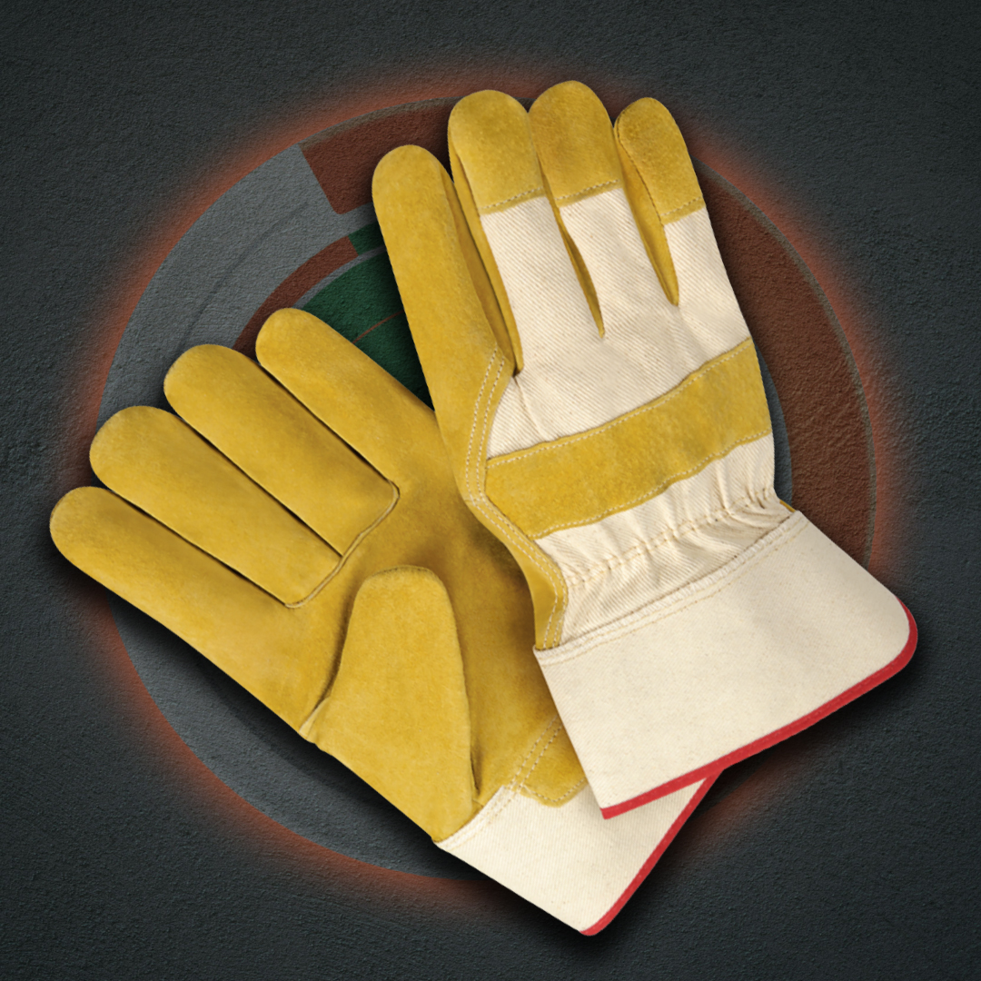 Leather rigger gloves for general industry