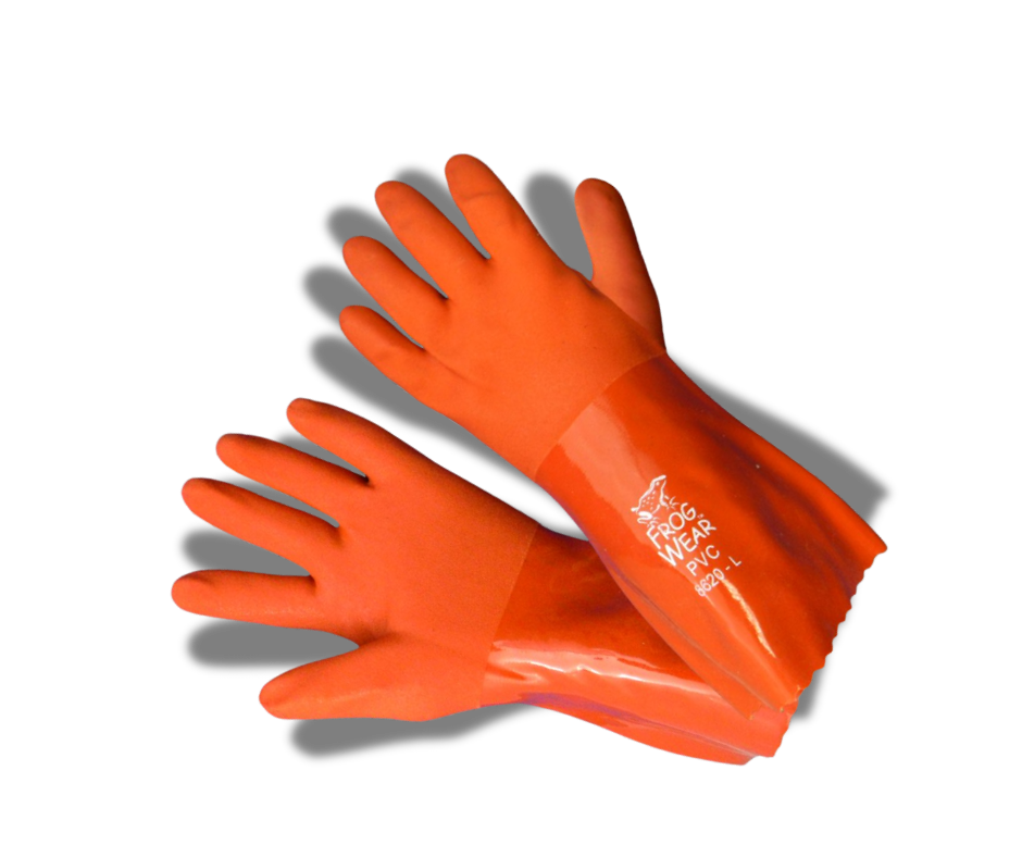PVC chemical-resistant gloves